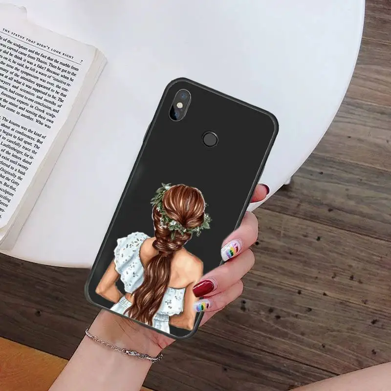

VOGUE Christmas Princess Girl Female Phone Case For Xiaomi Mi Redmi Note 7 8 9 pro 8T 9T 9S 9A 10 Lite pro