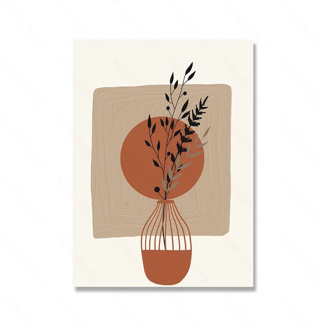 

Diy Diamond Painting Still Life Painting Red Brown Nordic Style Simple Handmade Diamond Round Diamond Square Diamond Home