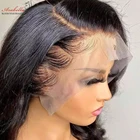 Парик женский прозрачный из 100% человеческих волос, 13 х4 дюймов