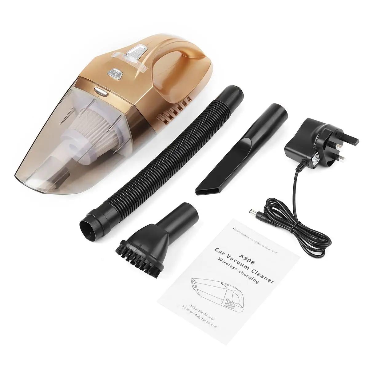 

6500pa Strong Power Car Vacuum Cleaner 120W Cordless Wet and Dry Dual Use Auto Portable Vacuums Cleaner For home Office Applianc