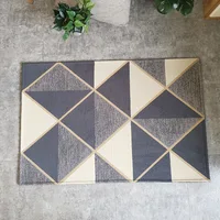 Geometry Series Entrance Floor mat Jacquard Home Living Room Door Mat  Anti-fouling Kitchen Floor Rug Large Size Area Carpet
