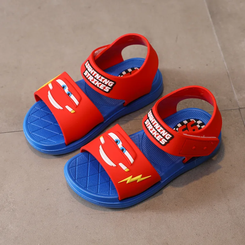 

Disney Princess Marvel Spider-Man Children's Summer Boys Soft-soled Outer Wear Beach Shoes Girls Middle Children Sandals