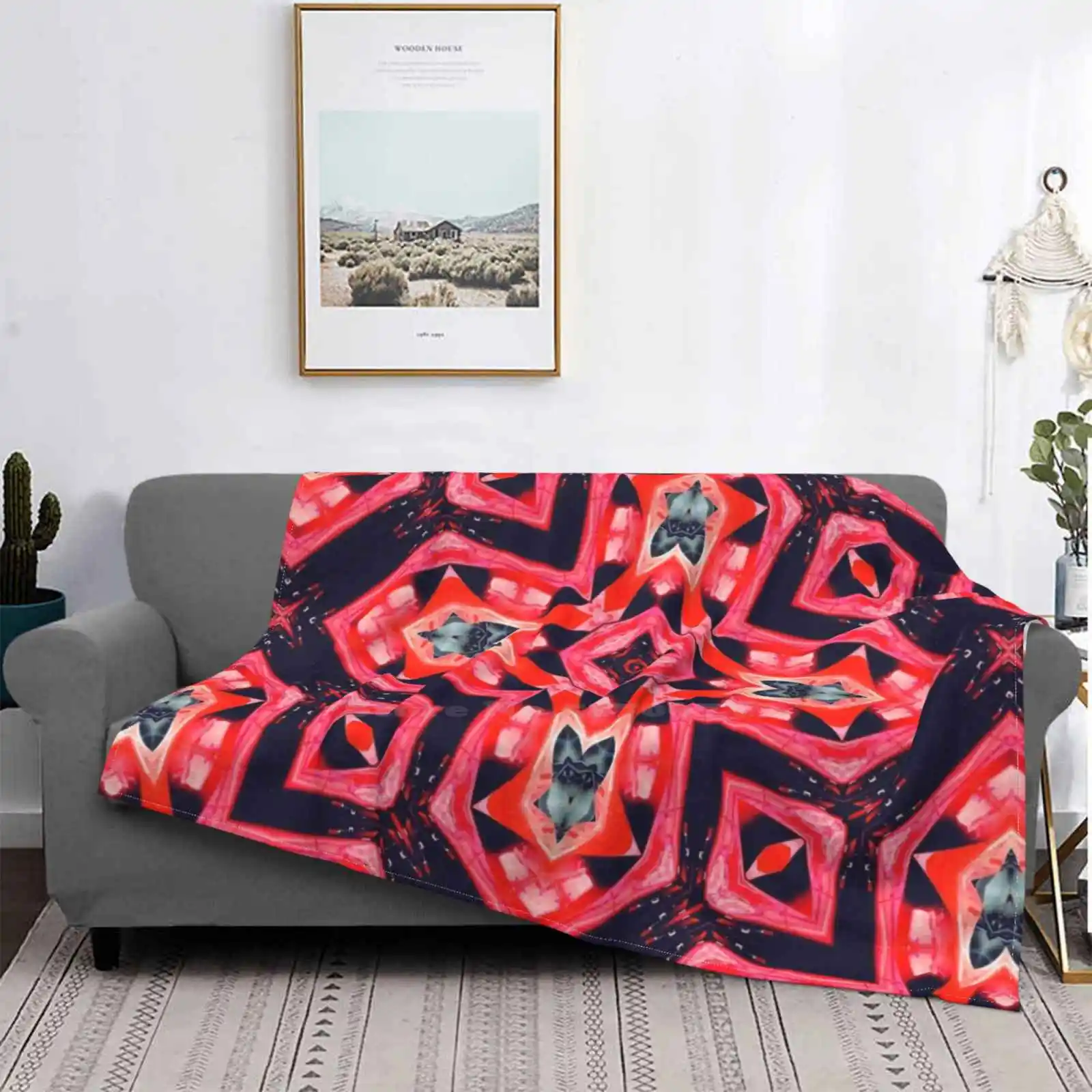 Модное мягкое теплое розовое одеяло с рисунком La Ferrari дизайн Buddhahood Psychedelic