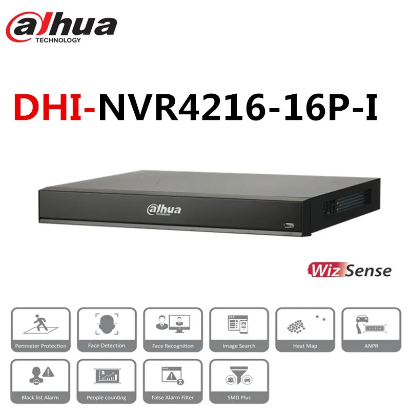 Dahua CCTV сетевой видеорегистратор NVR4216-16P-I 16 портов POE Smart H.265 + Поддержка ONVIF и 2 way Talk