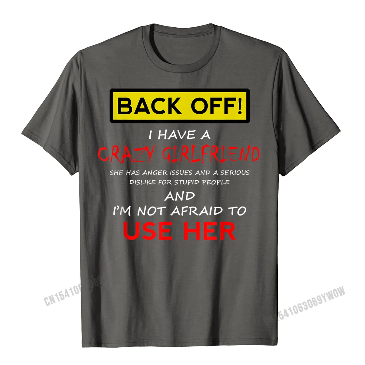 Футболка в стиле ретро Crazy Girl бойфренд рождественский подарок повседневные