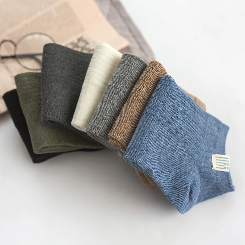 1 пара Для мужчин короткие носки черный белый цвет Стиль Повседневное НЧ до