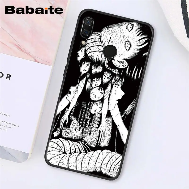 Babaite Джунджи Ito футболки ужас чехол для телефона для Xiaomi Redmi8 4X 6A S2 Go Redmi 5 5Plus Note4 5 7 Note8Pro