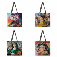 graffiti culture printed handbags ladies casual handbags handbags ladies shoulder bags reusable shopping bags