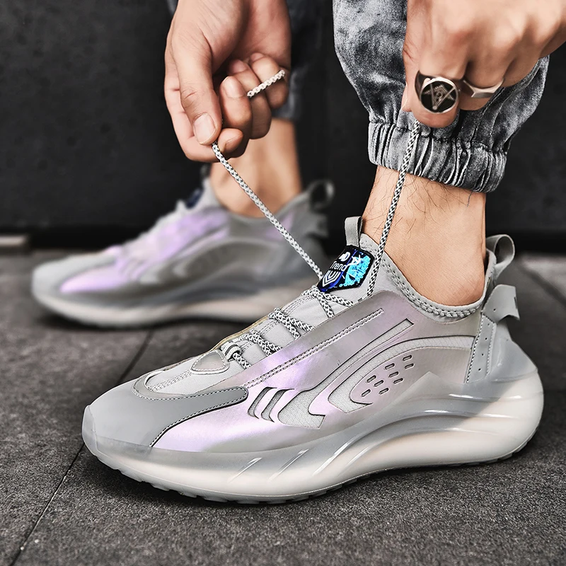 

Trend Designer Sneakers Thick Sole Speed Trainers Track Shoes Men Runner Casual Sports Zapatillas Hombre 39-44