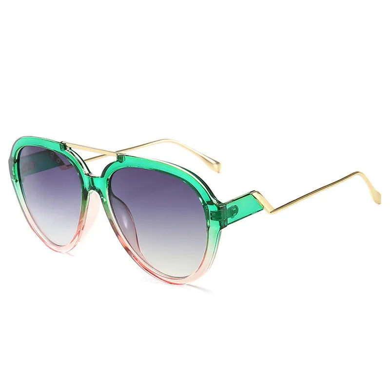 Модные мужские и женские солнцезащитные очки с большой оправой индивидуальные