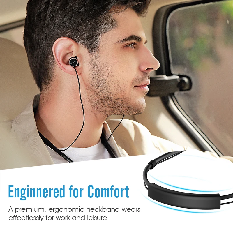 Meidong HE6 Bluetooth наушники гарнитура для активного Шум шумоподавлением спортивные 4 2
