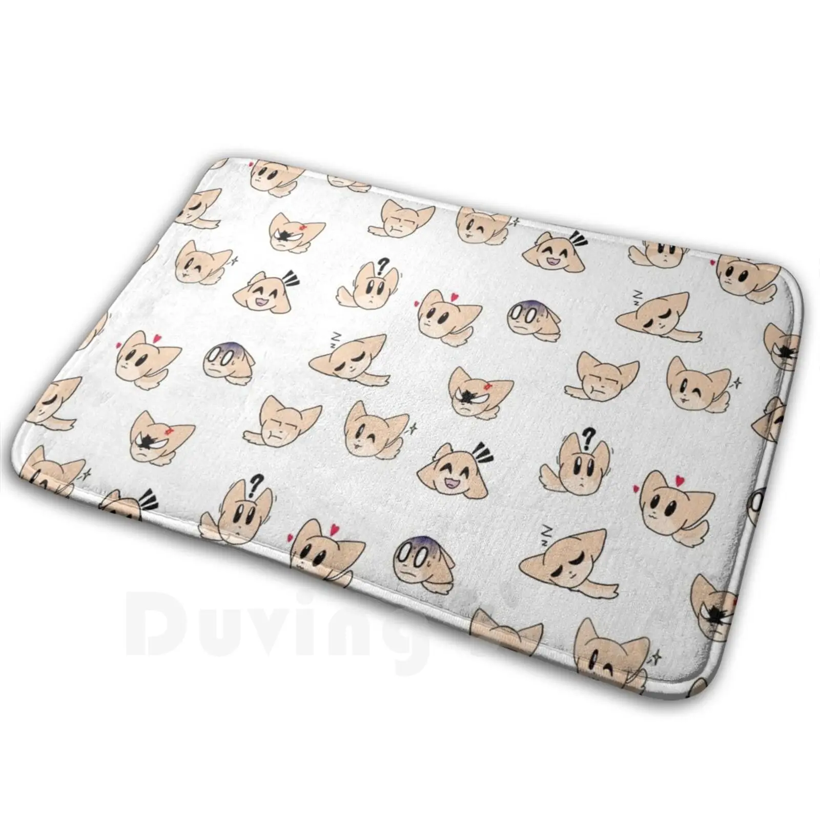 Коврик с помперавскими помпонами 2379 ковер для щенков собак померанский