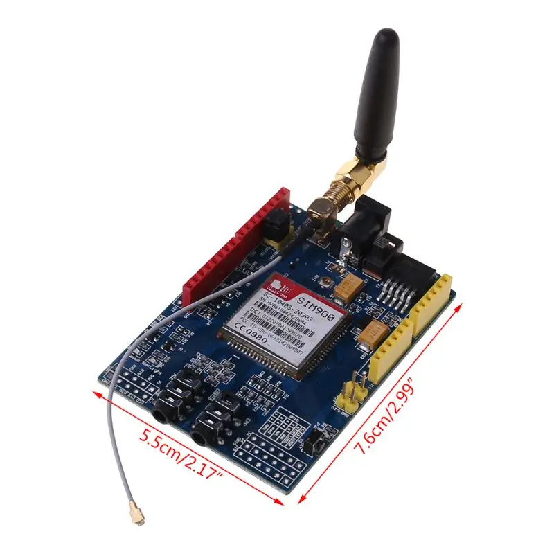 

SIM900 GPRS/GSM Shield Development Board Quad Band Module for M2M Remote Control of Appliances Wireless Sensor System
