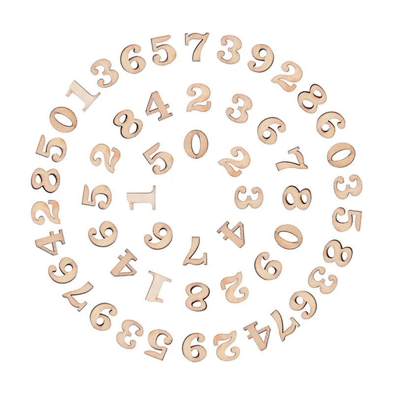 Смешанные 50 шт. деревянные украшения для рукоделия МДФ вырезы с плоским