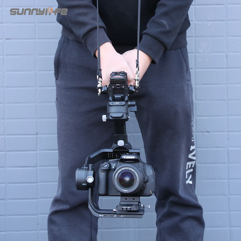 Двойной крюк ремешок для снятия стресса плечевой ремень шнурок DJI RS 2/RSC 2/Ronin-S/Ronin-SC