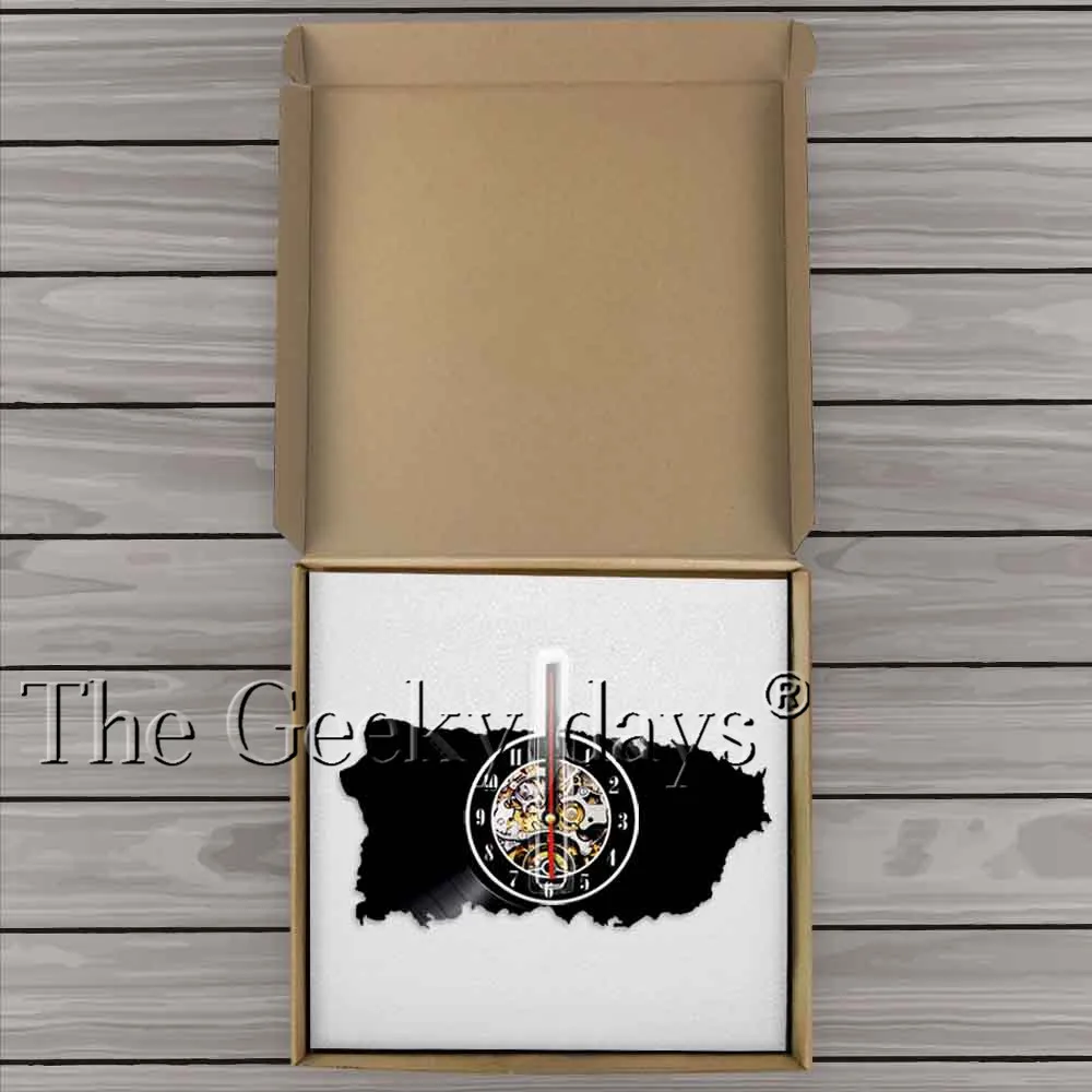 Настенные часы для украшения дома виниловые записи в США и США|Настенные часы| |