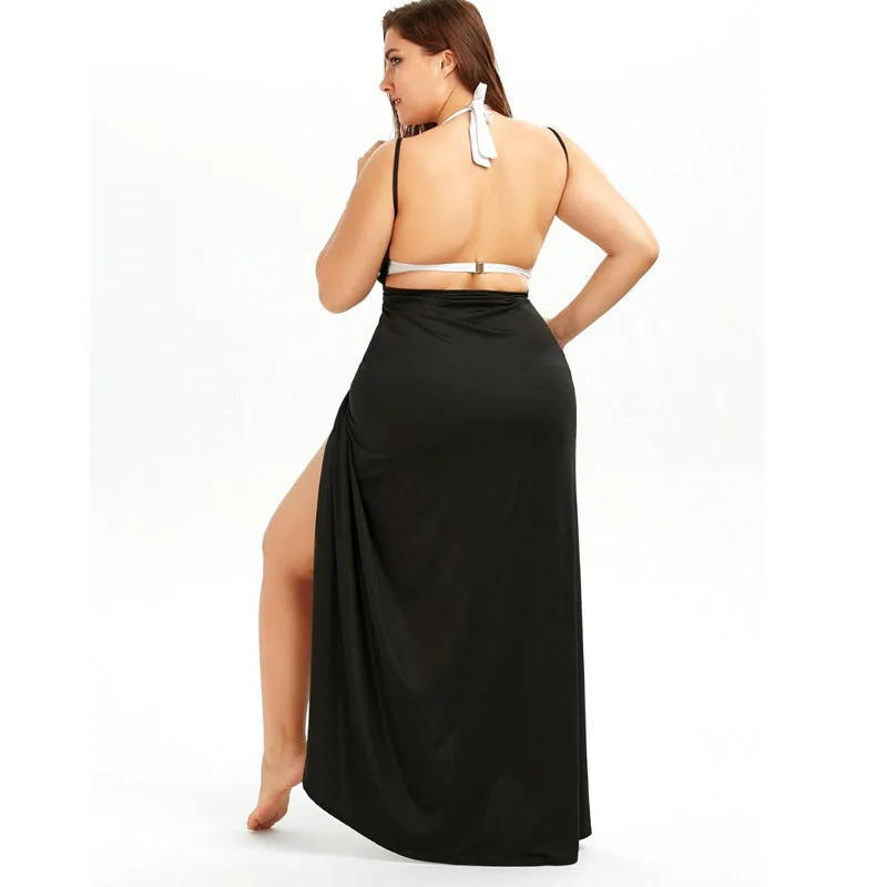 S-5XL размера плюс летнее сексуальное платье для женщин Boho пляжный сарафан без