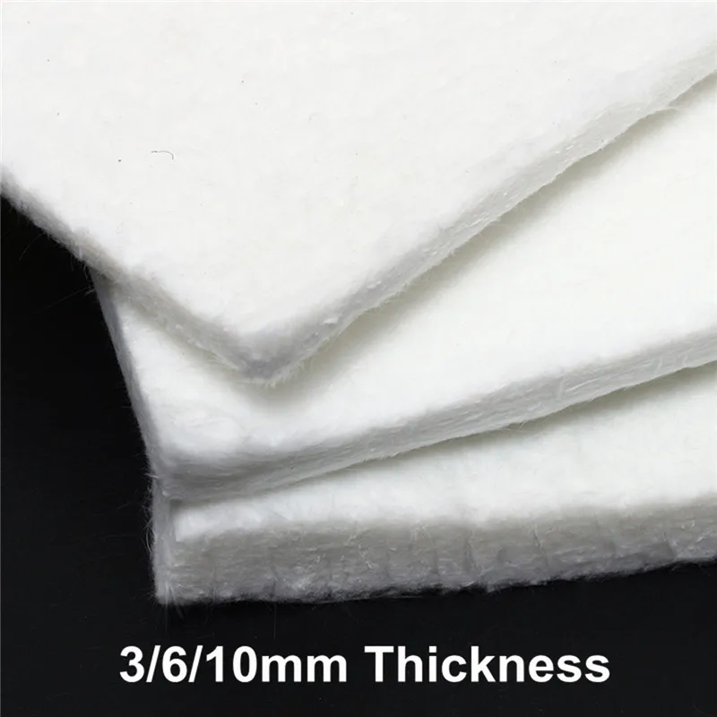 

25x35cm 3/6/10mm Thickness Super Light Silica Aerogel Insulation Mat Lightest Solid Pad For Industrial Pipelines Storage Tanks