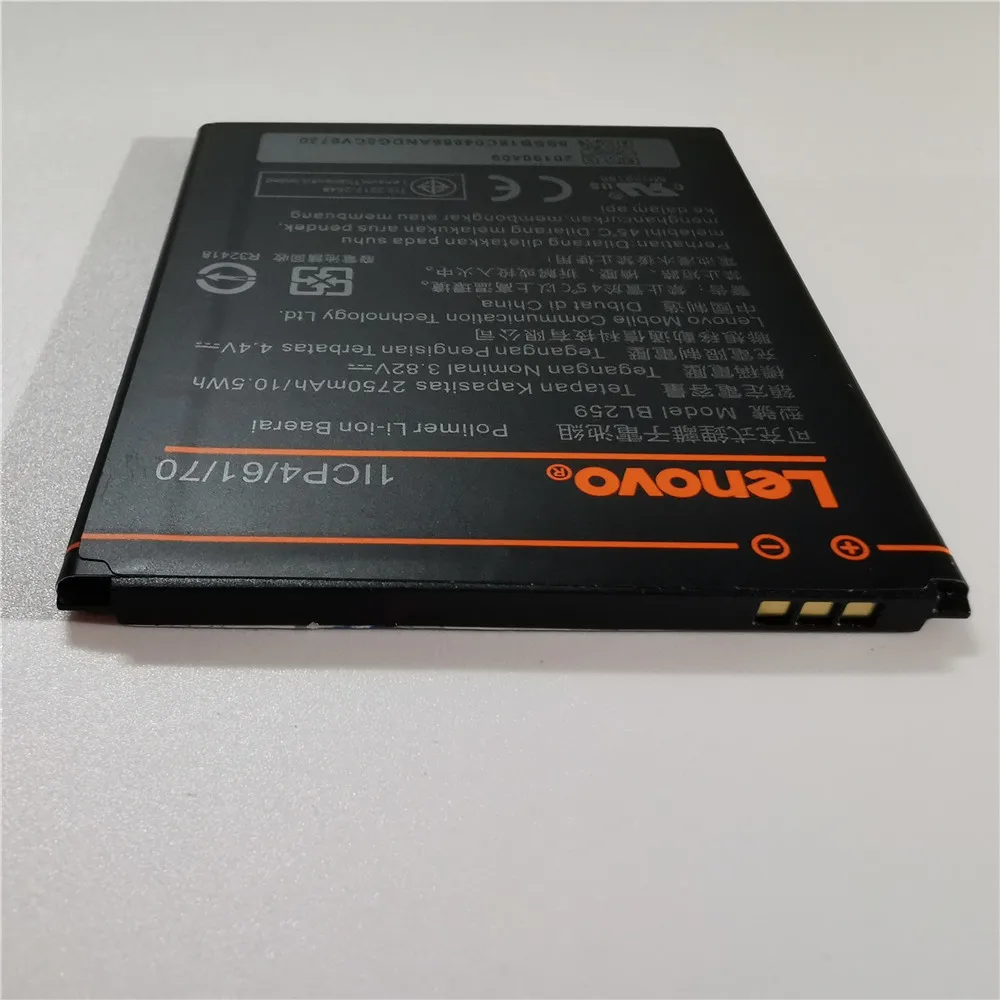 Испытания 2750 мА/ч, BL259 для Lenovo Lemon 3 3S K32C30 K32c36 Vibe K5/K5 Плюс/A6020a40 A6020 a40 в 6020a40 батарея