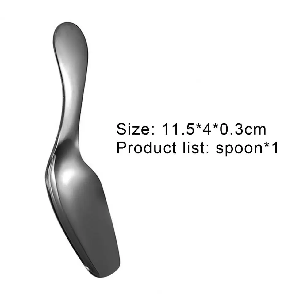 

Spoon Mirror Polishing Anti-deform Stainless Steel Hot Drinking Flatware Spoon for Household