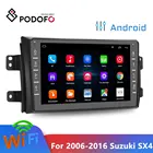 Автомагнитола Podofo, 2 DIN, Android, мультимедийный плеер для Suzuki SX4 2006-2016, 8 дюймов, Wi-Fi, Bluetooth, 2 Din, GPS-навигация, без DVD, радио