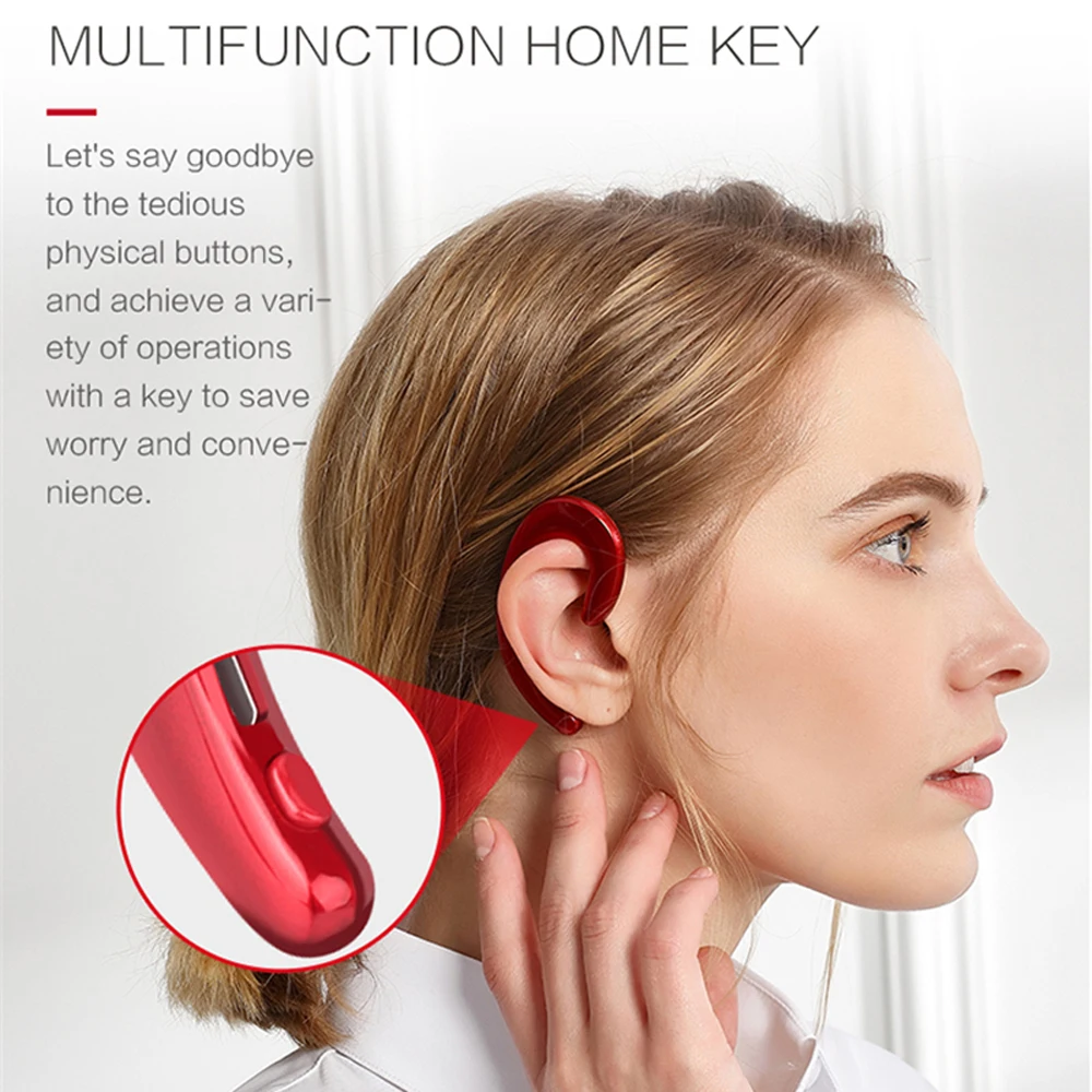 Мини ремень с ушками шумоподавлением костной проводимости Спортивная гарнитура