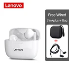Оригинальные беспроводные наушники Lenovo Bluetooth 5,0 XT90, спортивные сенсорные водонепроницаемые наушники с микрофоном, Внутриканальные наушники