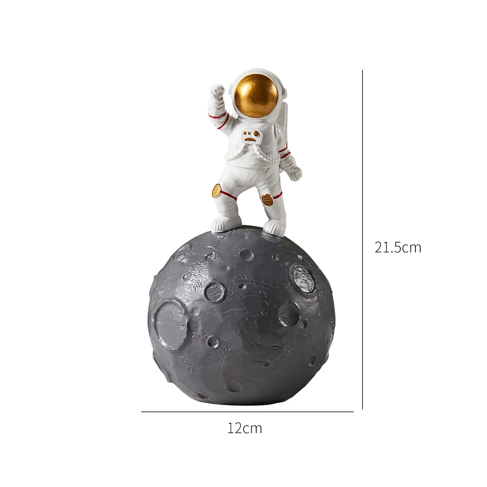 

Nordic Style Creative Resin Piggy Bank Astronaut Decoration Money Box Desktop Accessories Child Piggy Bank Safe Coin Box Gift