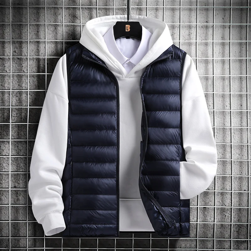 Мужской длинный пуховик новинка зимы 2021 теплое пальто с капюшоном