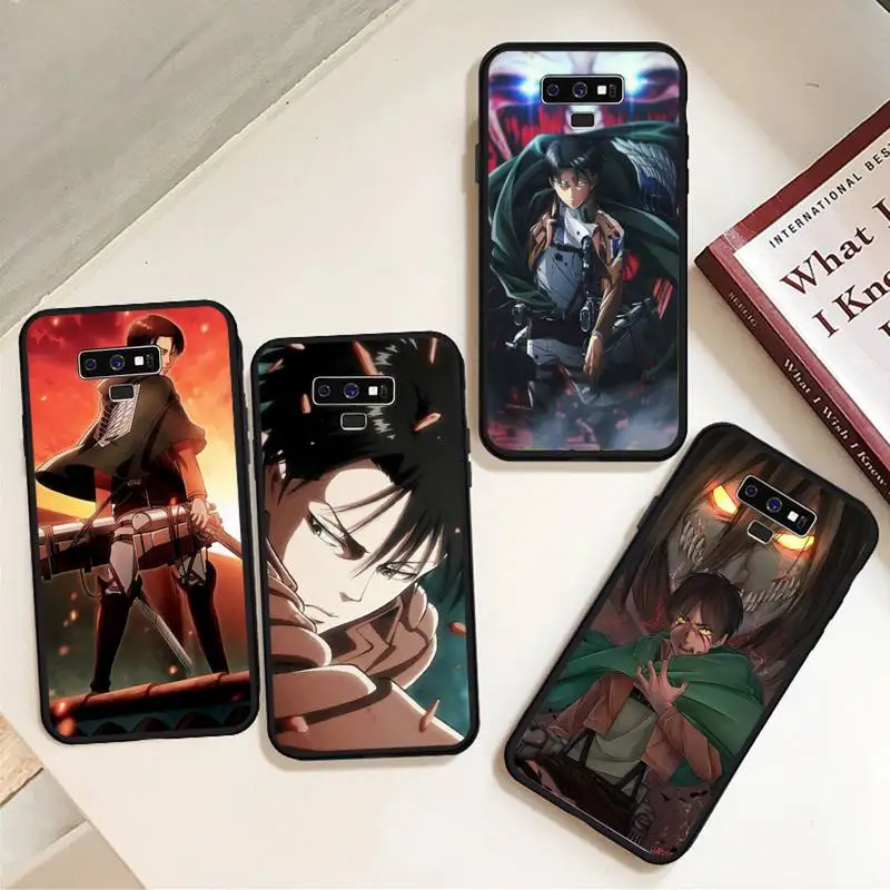 

Attack on Titan anime Levi-Ackerman Phone Case For Samsung A50 A51 A71 A20E A20S S10 S20 S21 S30 Plus ultra 5G M11 funda cover