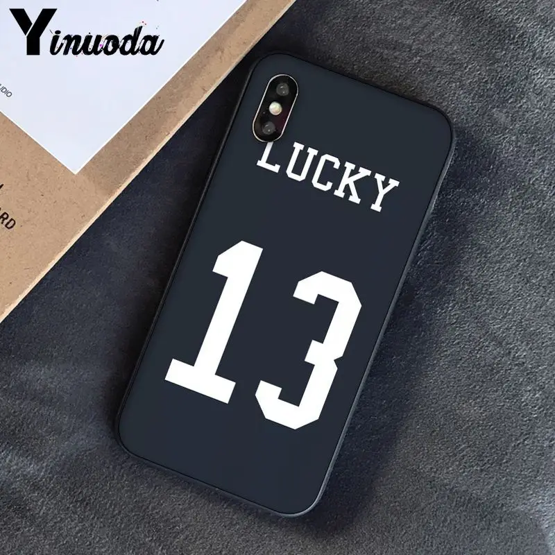 Чехол lucky number 13 для iphone 12 7 XSMAX мульти чехол телефона iPhone X 8 6 6S Plus 5 5S SE XR XS