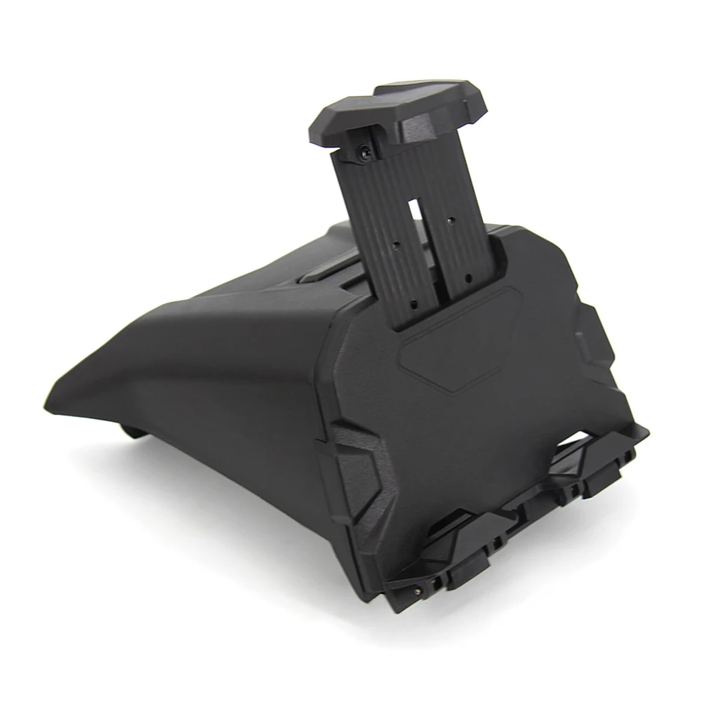 electronic device holder with integrated storage models smartphone navigation stand black 2017 2020 for can am maverick x3 free global shipping