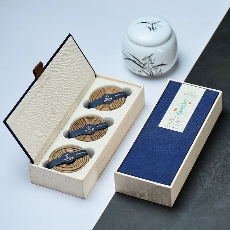 Спираль для благовоний из полыни натуральная ароматерапия очищающая воздух