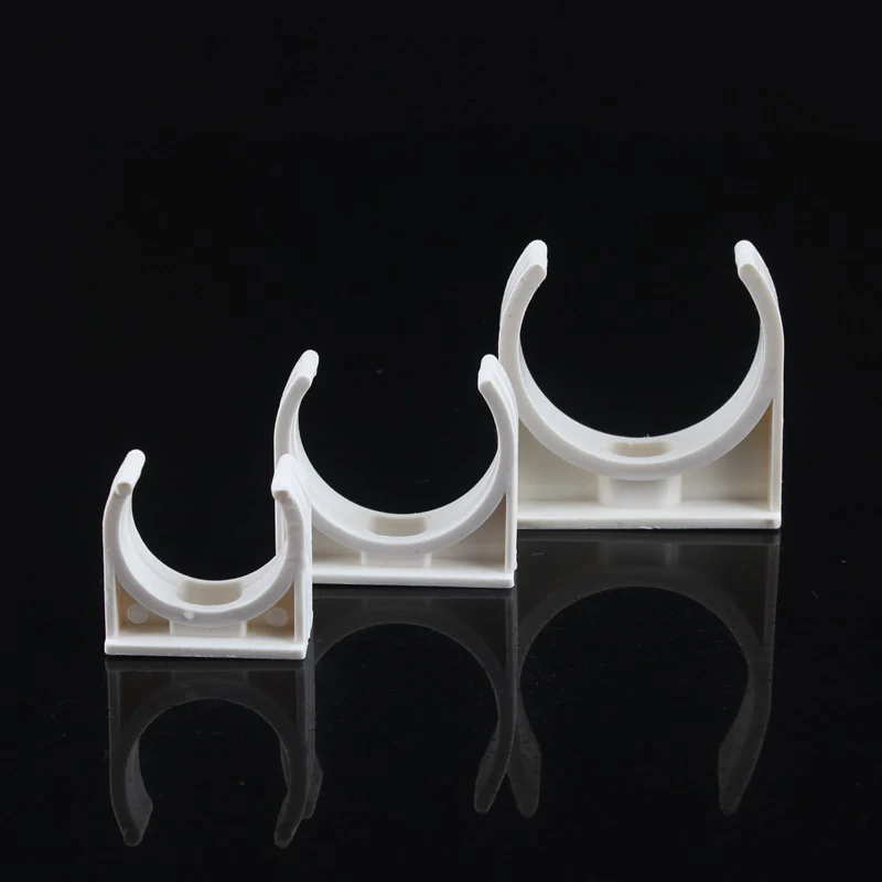 10 шт. 20 25 32 40 50 мм зажимы для ПВХ труб Соединители водопроводных Зажимы полива