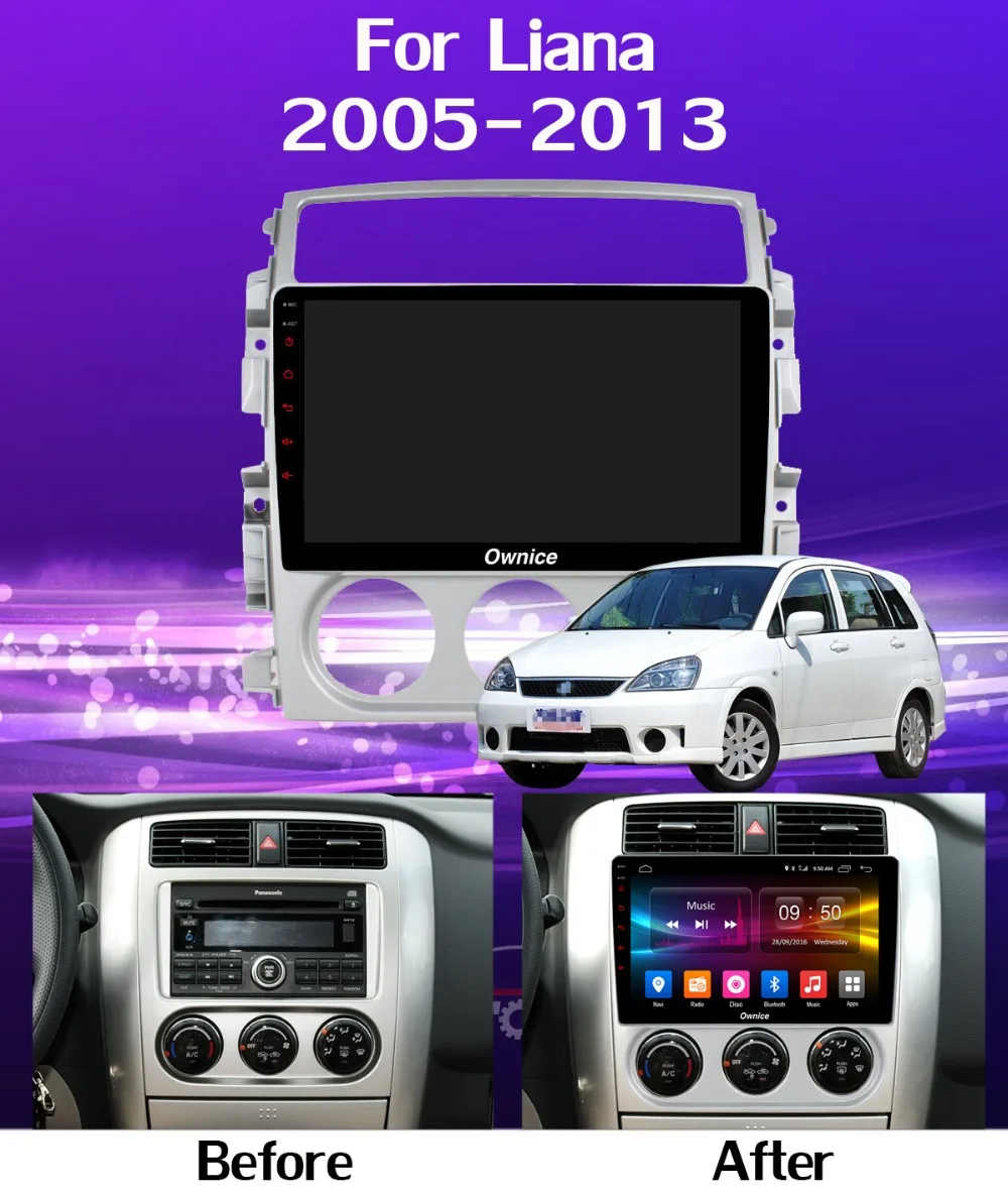" 360 ° панорамный автомобильный dvd-плеер на основе Android для Suzuki Liana 2005-2013 автомобильный Радио gps Мультимедиа DSP Carplay Android Авто 4G LTE