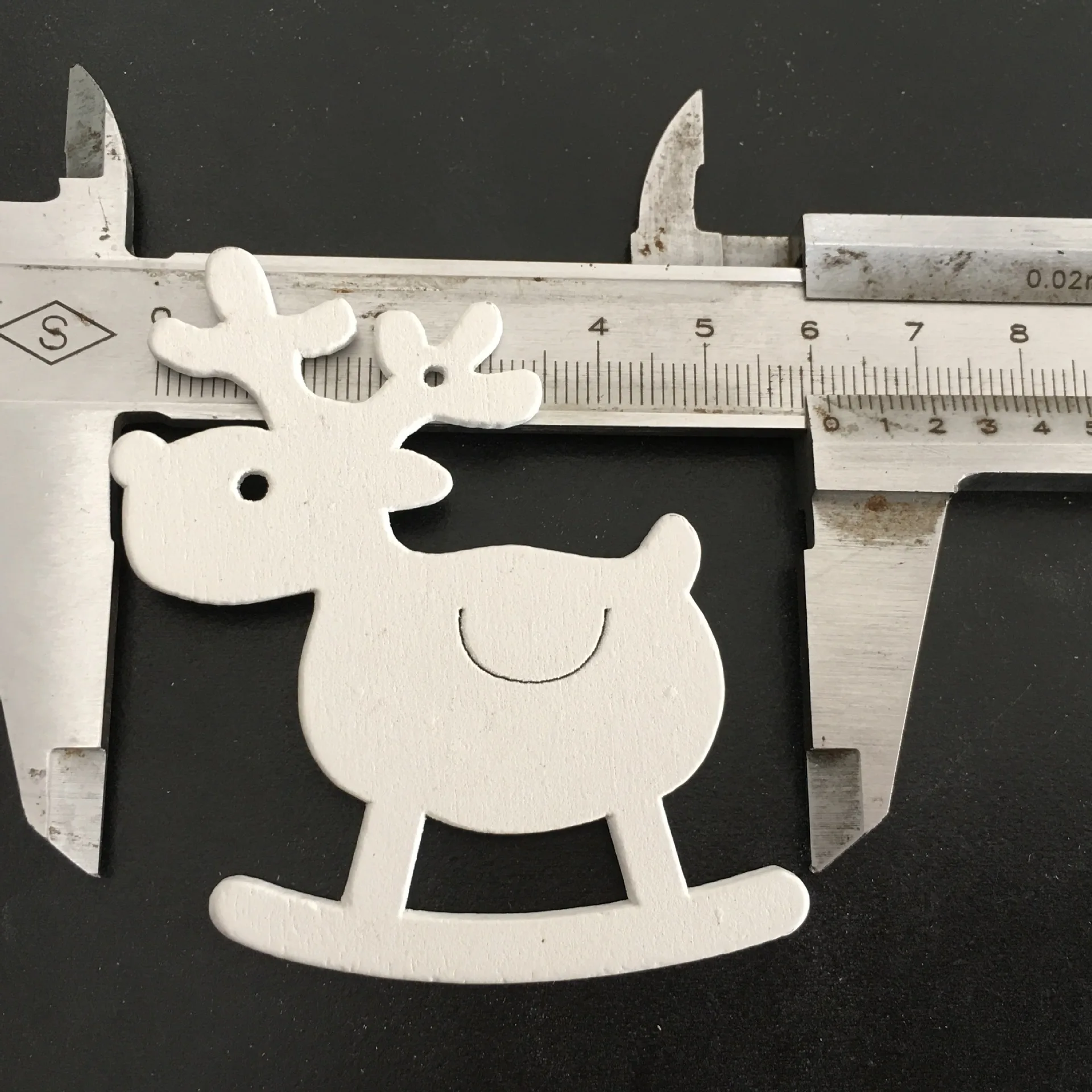10pcs-5-white-elk1 10 шт. Рождественская елка деревянные украшения Рождественские украшения для дома Navidad деревянные подвесные Подвески Noel Декор год подарки - Цвет: 10pcs-5-white-elk1