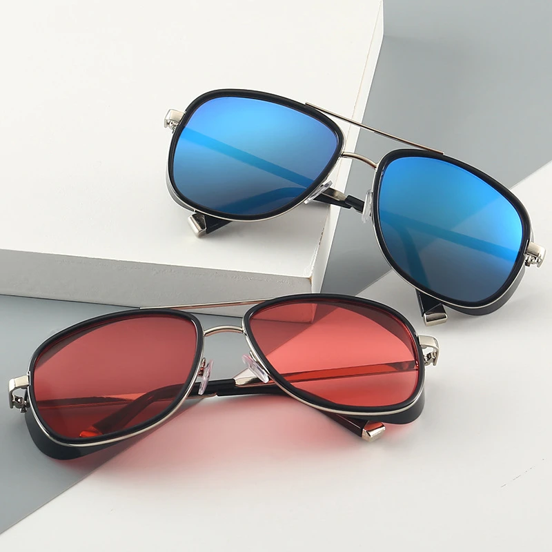 Солнцезащитные очки в стиле стимпанк для мужчин и женщин брендовые дизайнерские