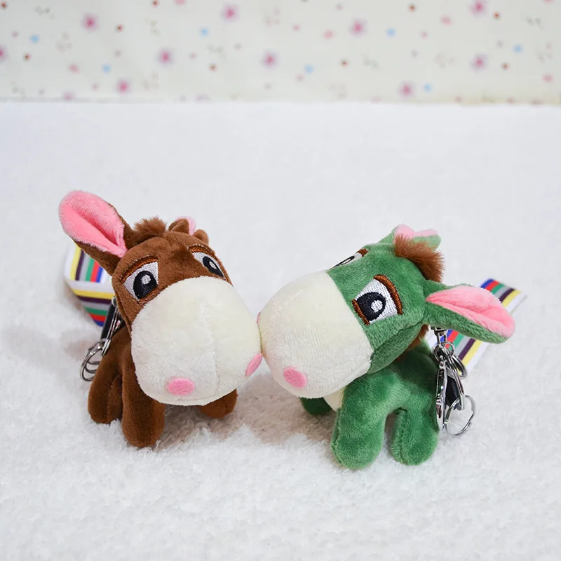 6 Colors kawaii plush Cute Cartoon Donkey Toys Stuffed Animals stitch Stylish Thanksgiving Day Keychain pendant | Игрушки и хобби