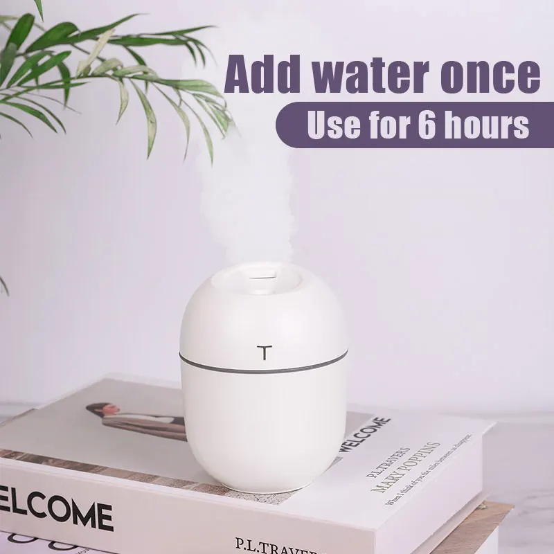 

Ultrasonic Mini Air Humidifier 200ML USB Dazzle Cup LED Aroma Essential Oil Diffuser Mist Making Humidifier Household Purifier