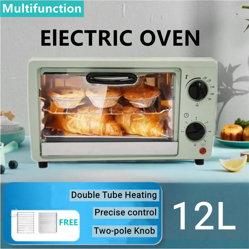 

12L Electric Oven Durable Multi-function Mini Intelligent Timing Baking/Dried Fruit/Baking kitchen appliances oven cooking 220V