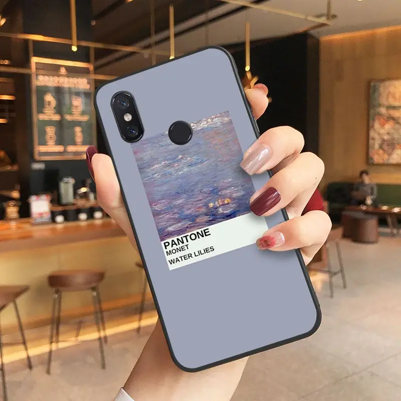 Caliente Pantone Art Painting Phone Case For Xiaomi Mi 6 6plus 8 8SE 9 9SE 6X Note2 Note3 Coque Shell Coque Shell
