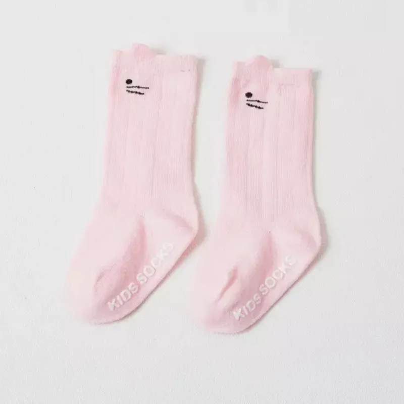 Hot Newborn Toddler Knee High Sock Baby Boy Girl Socks Anti Slip Cute Cat Cotton Warm Soft 0-4yers | Детская одежда и обувь