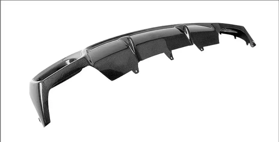 Carbon Fiber Rear Bumper Lip Auto Car Diffuser Fits For Audi A4 S4 RS4 2013 2014 2015 2016 2017 2018 | Автомобили и мотоциклы