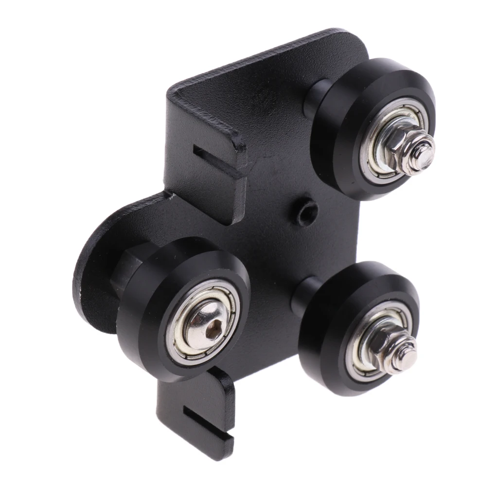 1 шт. экструдер для задней панели с 3x шкивом 3d принтера черного цвета|Детали и