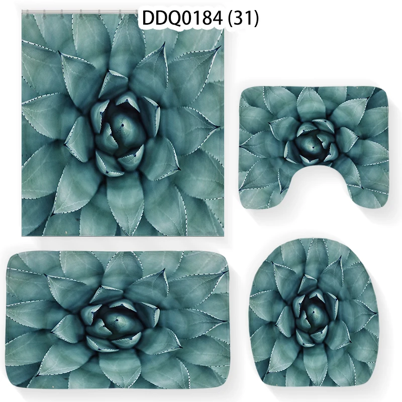 

Набор водонепроницаемых Противоскользящих занавесок для душа, 4 шт./компл.