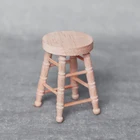 112 кукольный домик мини деревянный стул моделирование стул мебель модель игрушки для украшения кукольного дома