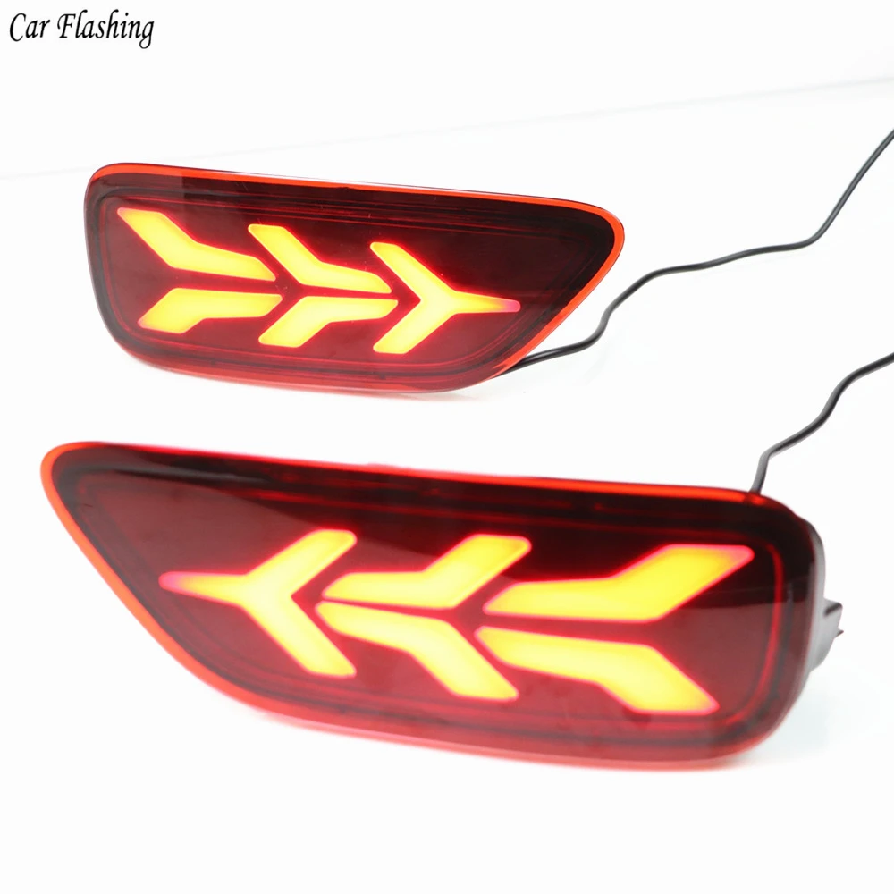 Автомобильная проблесковая 2 шт Автомобильный светодиодный задний отражатель