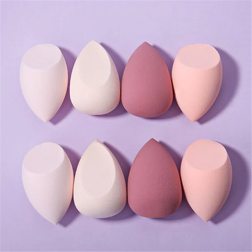 

8pcs Water Drop Makeup Sponge Professional Cosmetic Puff For Foundation Concealer Cream Make Up Blender Soft with Storage Box