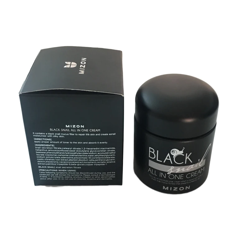 Крем для лица MIZON Black Snail All-in-one 75 мл глубокий увлажняющий питательный дневной крем