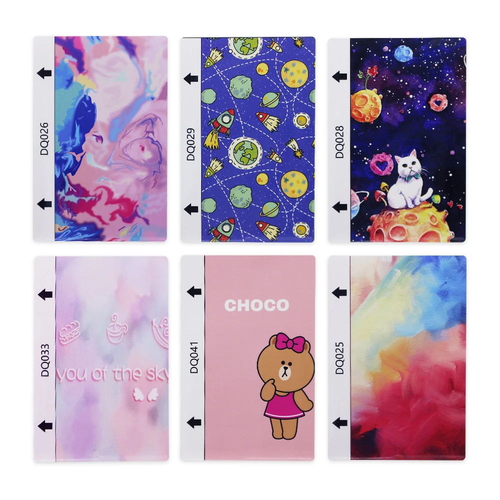 

3D Colorful Cute Pattern Matte Skins Film Wrap Skin Phone Sticker For iPhone Samsung HTC LG Cartoon Sticker